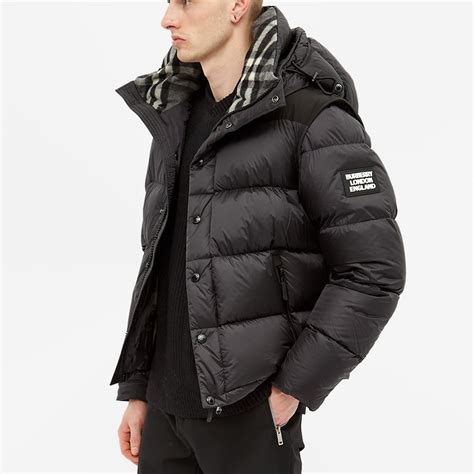 burberry long down filled puffer jacket|burberry lockwell puffer jacket.